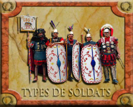 Types de soldats romains